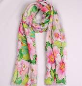 Alice & Lily printed  scarf floral pink Style:SC/4746PNK